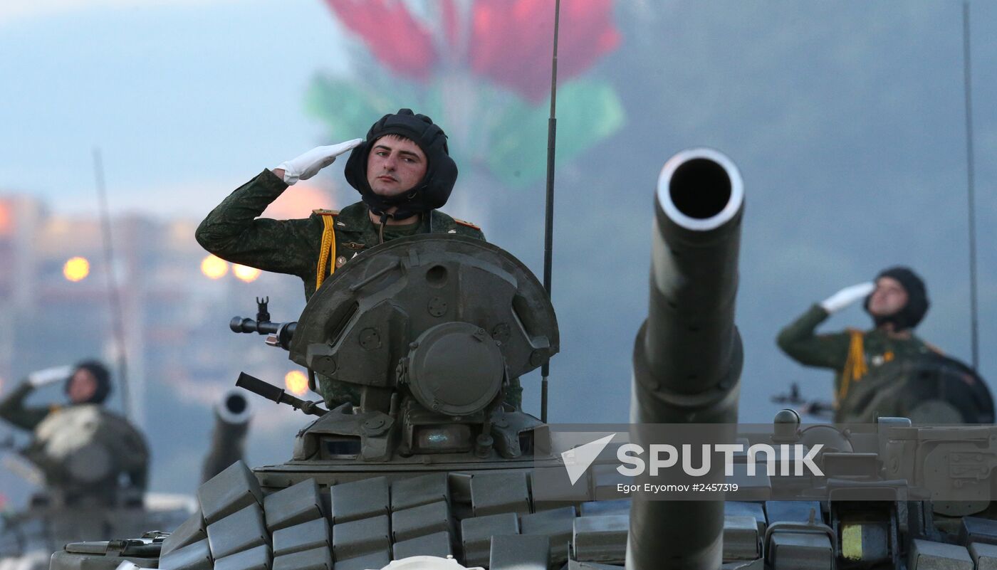 Independence day celebrations in Minsk