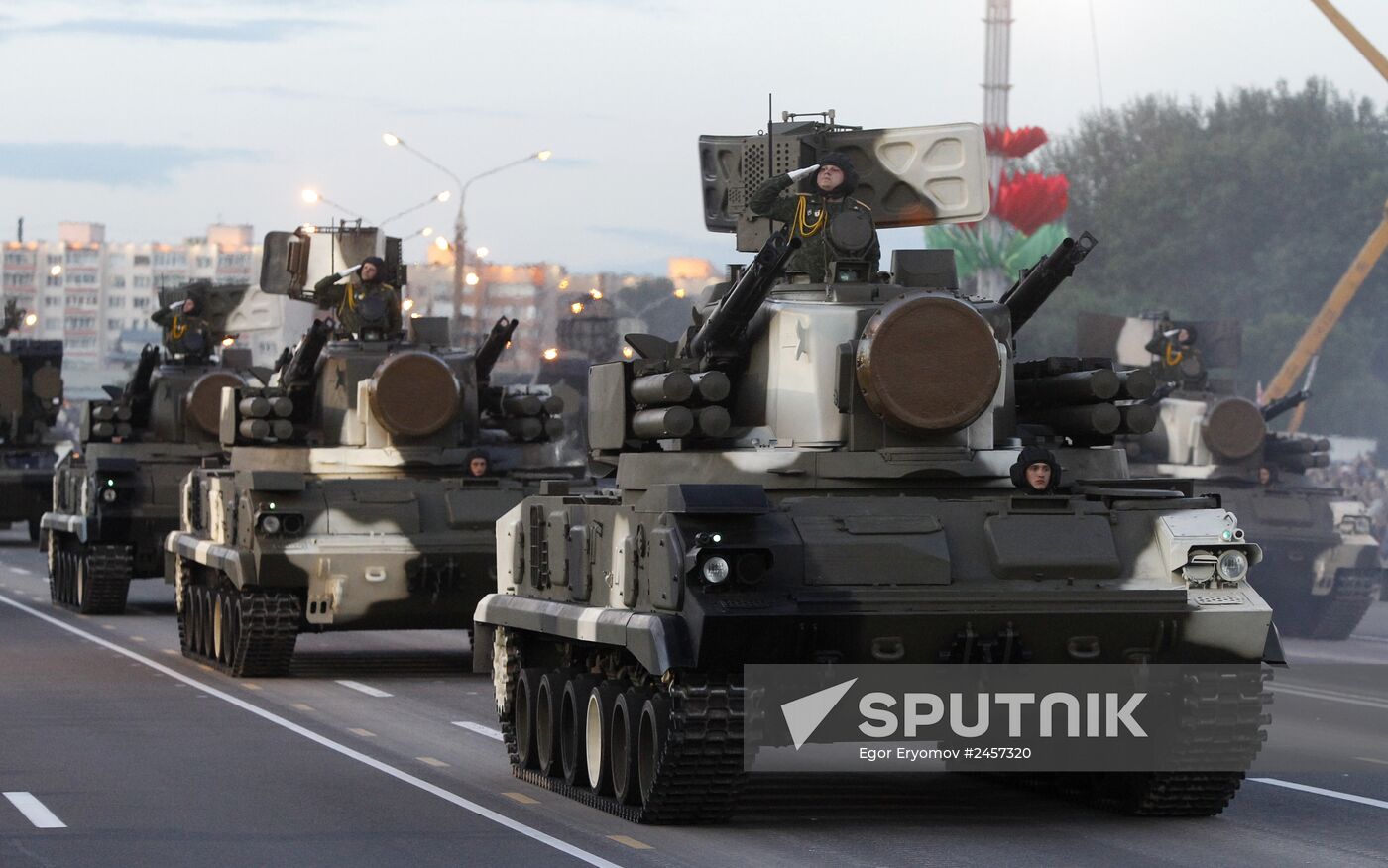 Independence day celebrations in Minsk