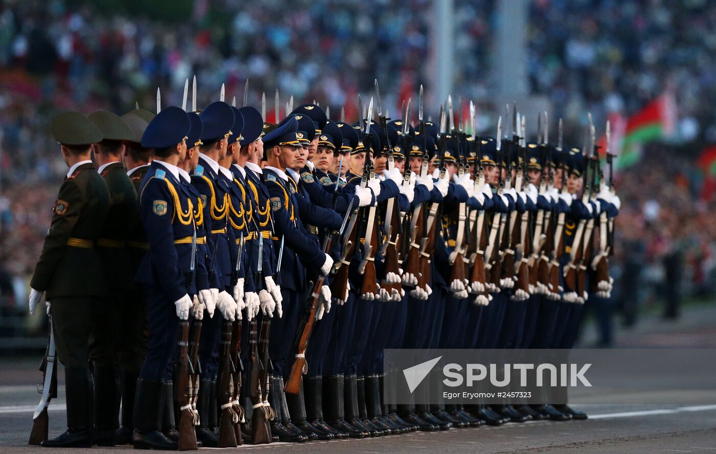 Independence day celebrations in Minsk