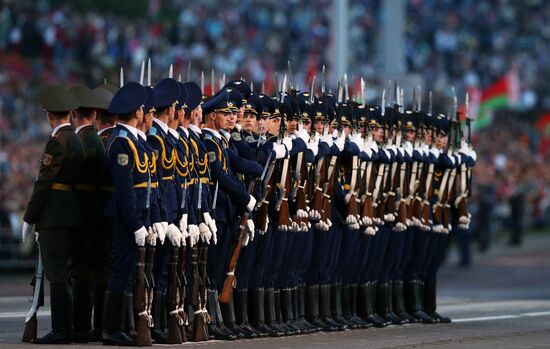 Independence day celebrations in Minsk