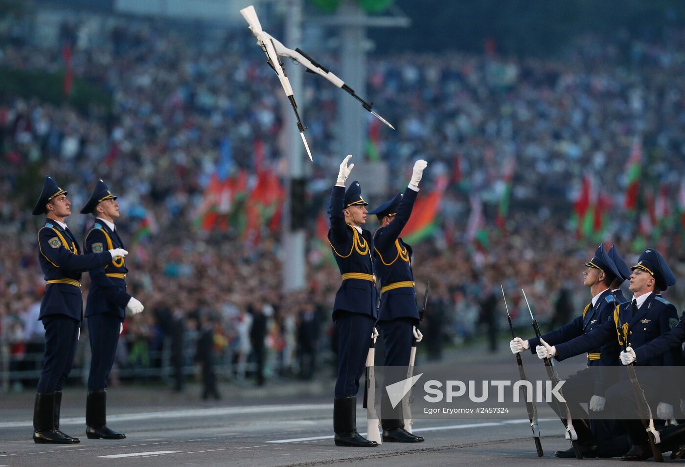 Independence day celebrations in Minsk