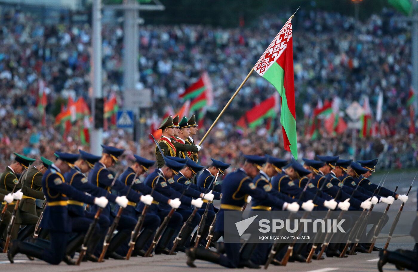 Independence day celebrations in Minsk