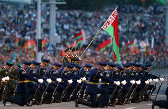 Independence day celebrations in Minsk