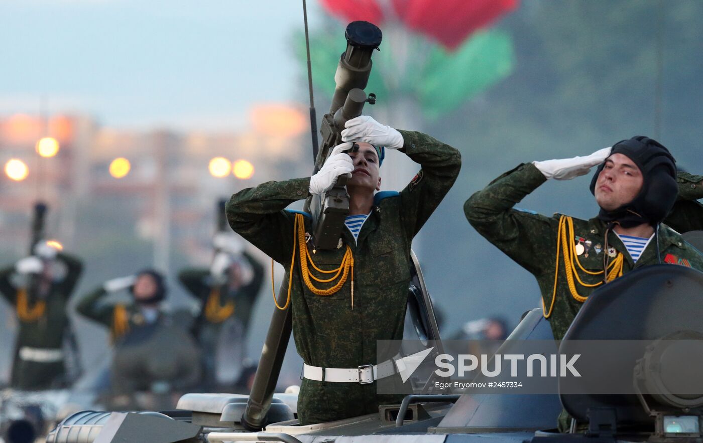 Independence day celebrations in Minsk