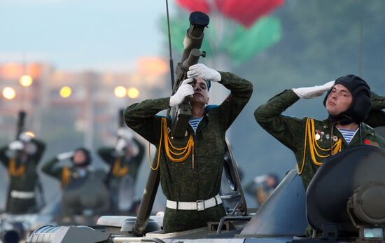 Independence day celebrations in Minsk