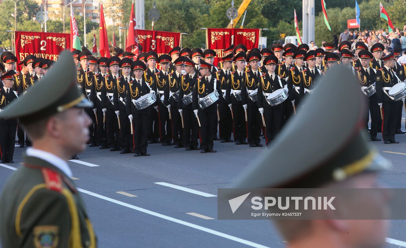 Independence day celebrations in Minsk