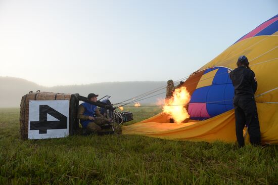 Sky Fair hot air balloon festival in Perm Teritory