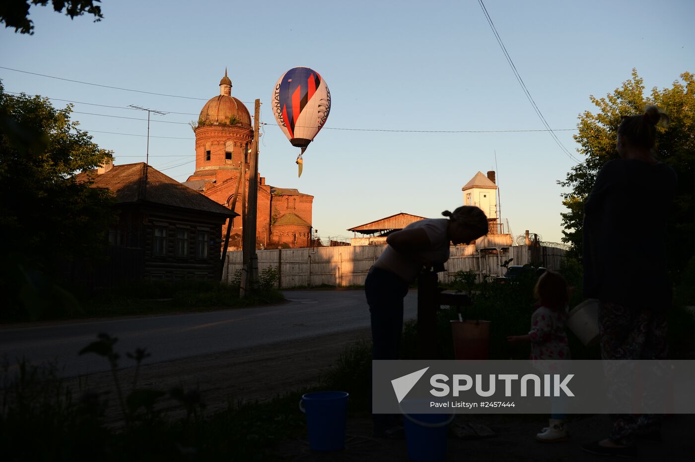 Sky Fair hot air balloon festival in Perm Teritory