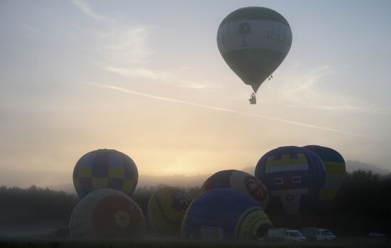 Sky Fair hot air balloon festival in Perm Teritory