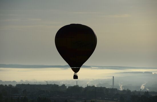 Sky Fair hot air balloon festival in Perm Teritory