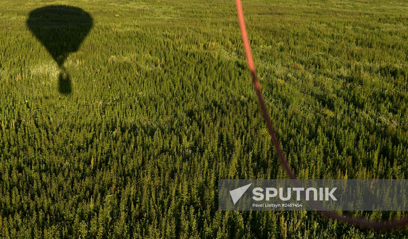 Sky Fair hot air balloon festival in Perm Teritory
