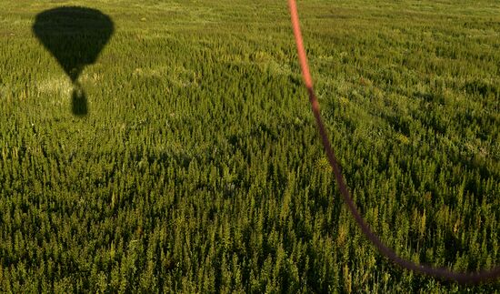 Sky Fair hot air balloon festival in Perm Teritory