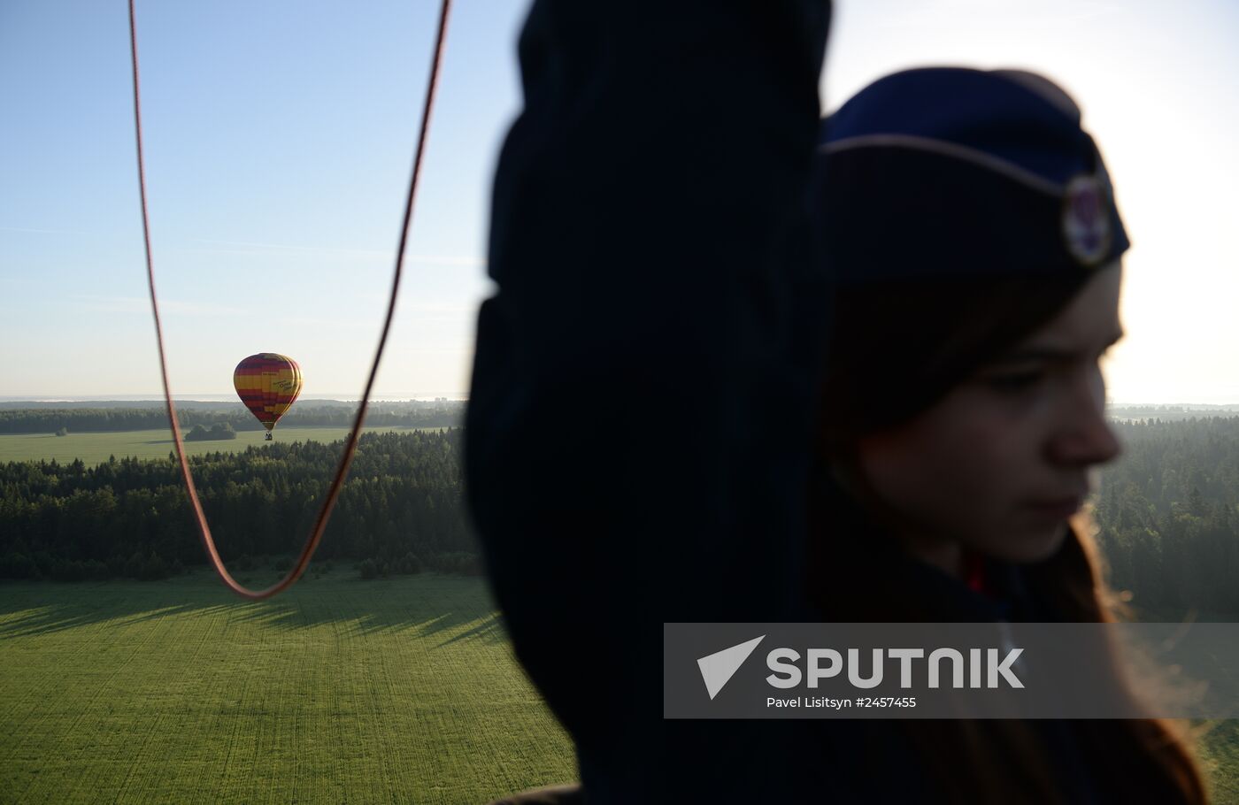 Sky Fair hot air balloon festival in Perm Teritory