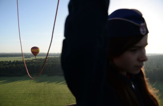 Sky Fair hot air balloon festival in Perm Teritory