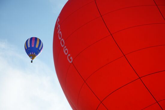 Sky Fair hot air balloon festival in Perm Teritory