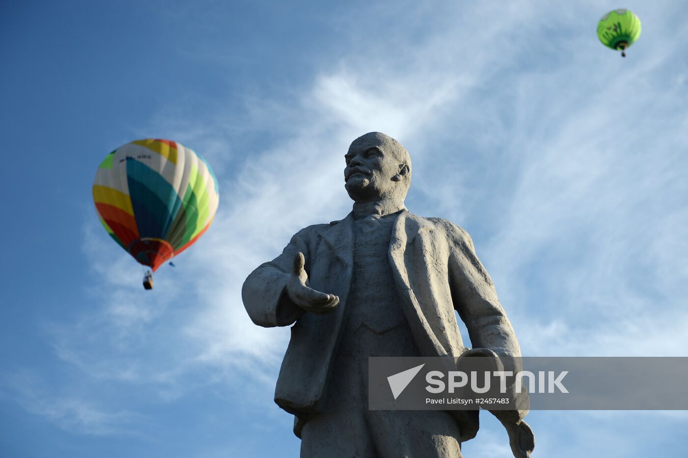 Sky Fair hot air balloon festival in Perm Teritory