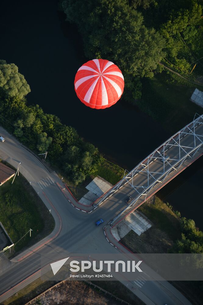 Sky Fair hot air balloon festival in Perm Teritory