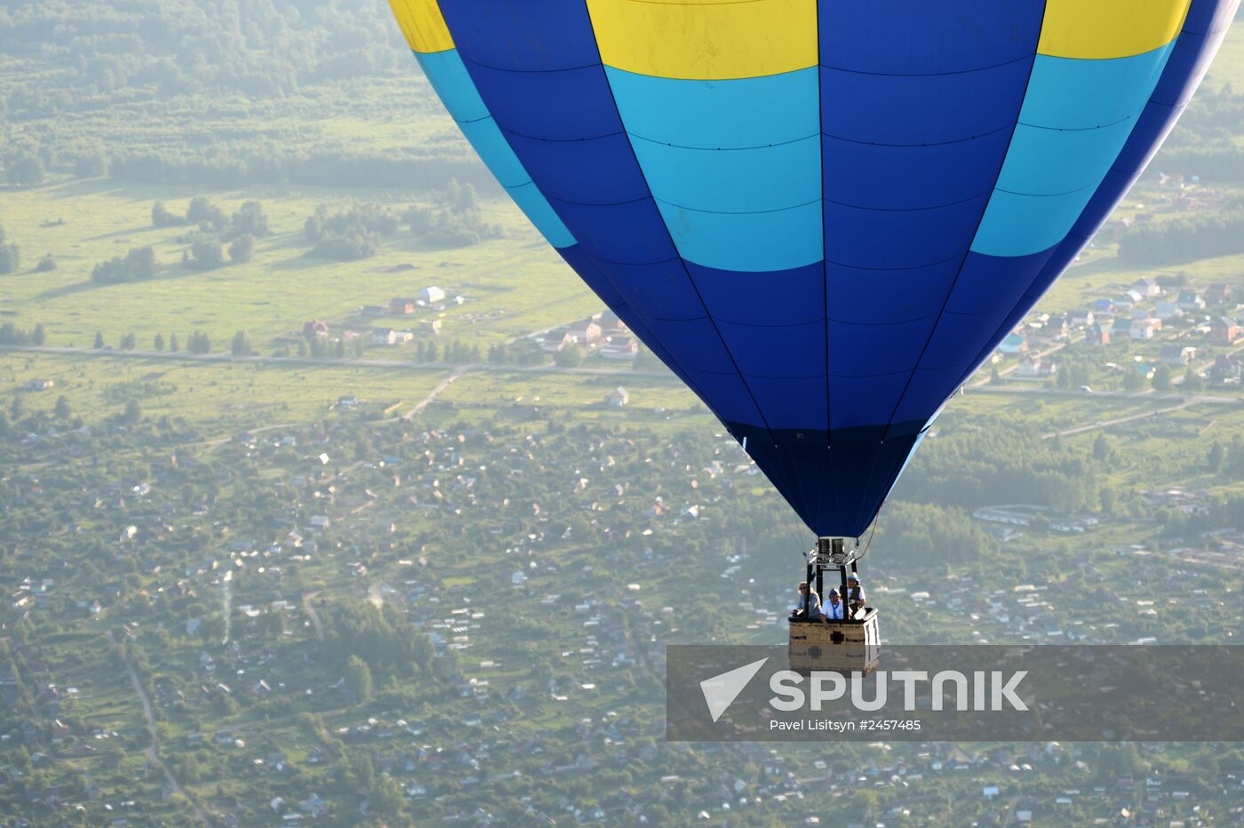 Sky Fair hot air balloon festival in Perm Teritory