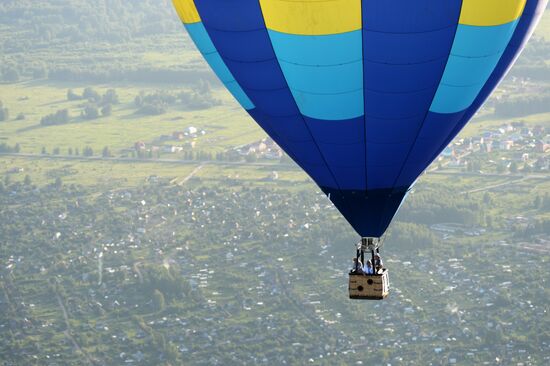 Sky Fair hot air balloon festival in Perm Teritory