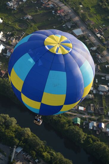 Sky Fair hot air balloon festival in Perm Teritory