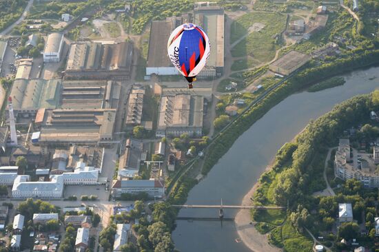 Sky Fair hot air balloon festival in Perm Teritory