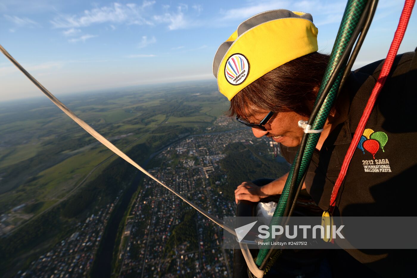 Sky Fair hot air balloon festival in Perm Teritory