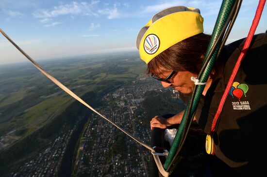 Sky Fair hot air balloon festival in Perm Teritory