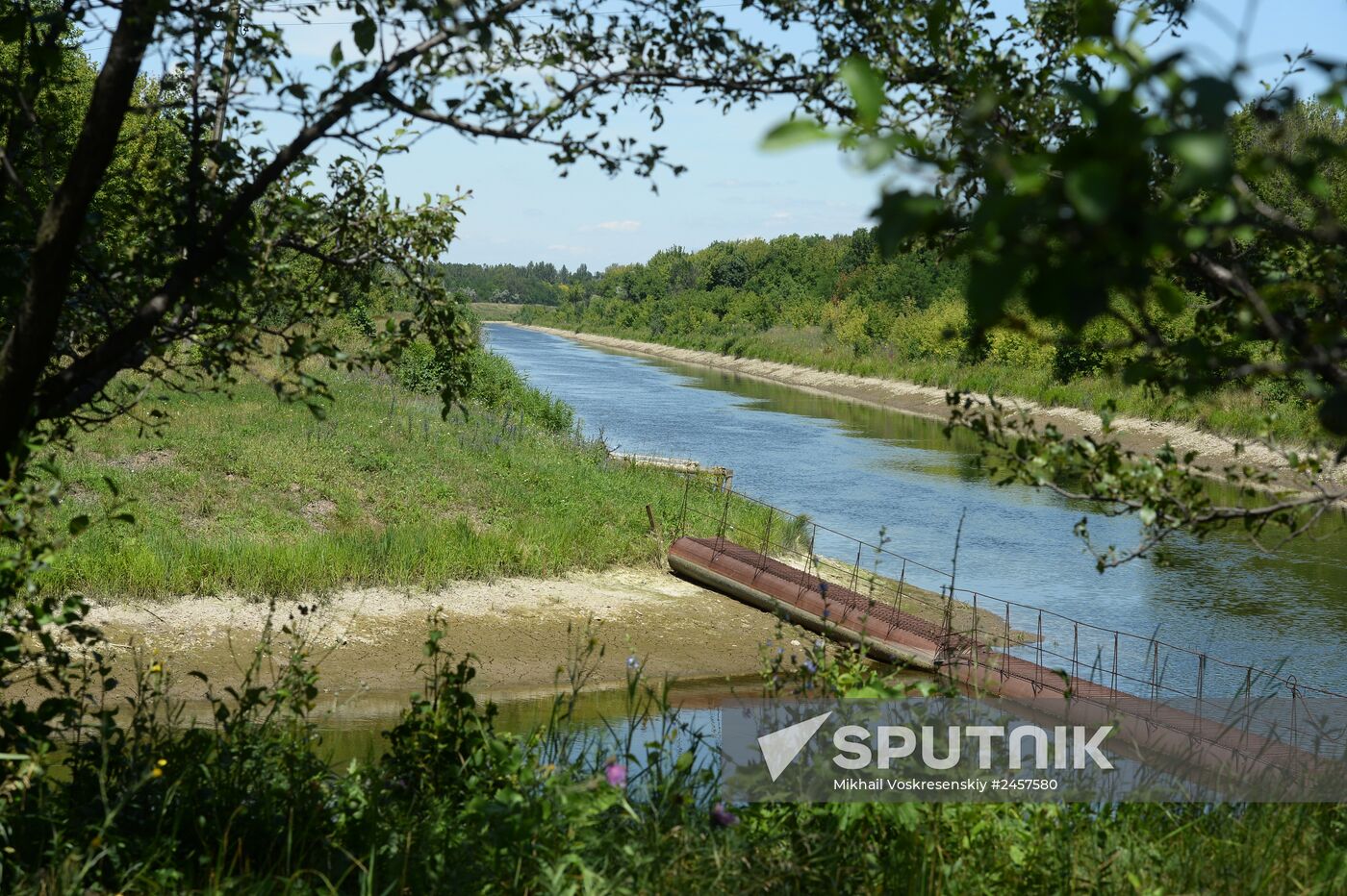 Seversky Donets-Donbass Canal in Donetsk Region