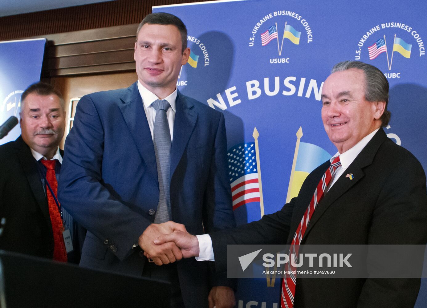 Vitali Klitschko holds meeting of U.S.-Ukraine Business Council