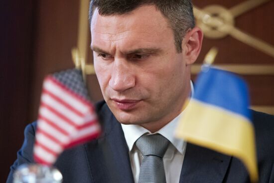Vitali Klitschko holds meeting of U.S.-Ukraine Business Council