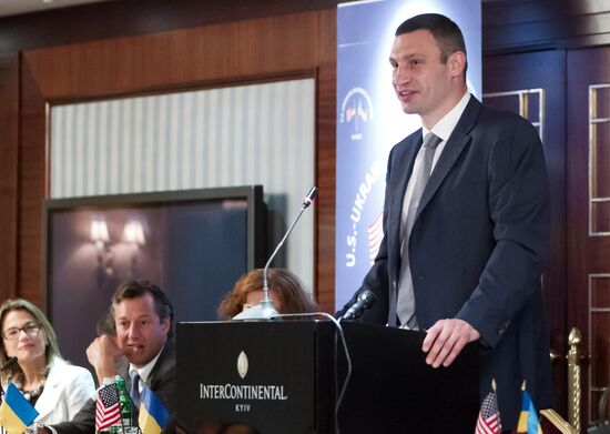 Vitali Klitschko holds meeting of U.S.-Ukraine Business Council