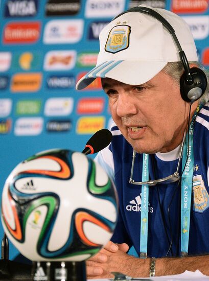 FIFA World Cup 2014. Argentina national team holds news conference