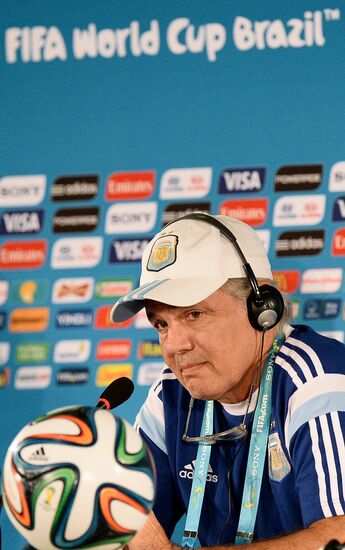 FIFA World Cup 2014. Argentina national team holds news conference