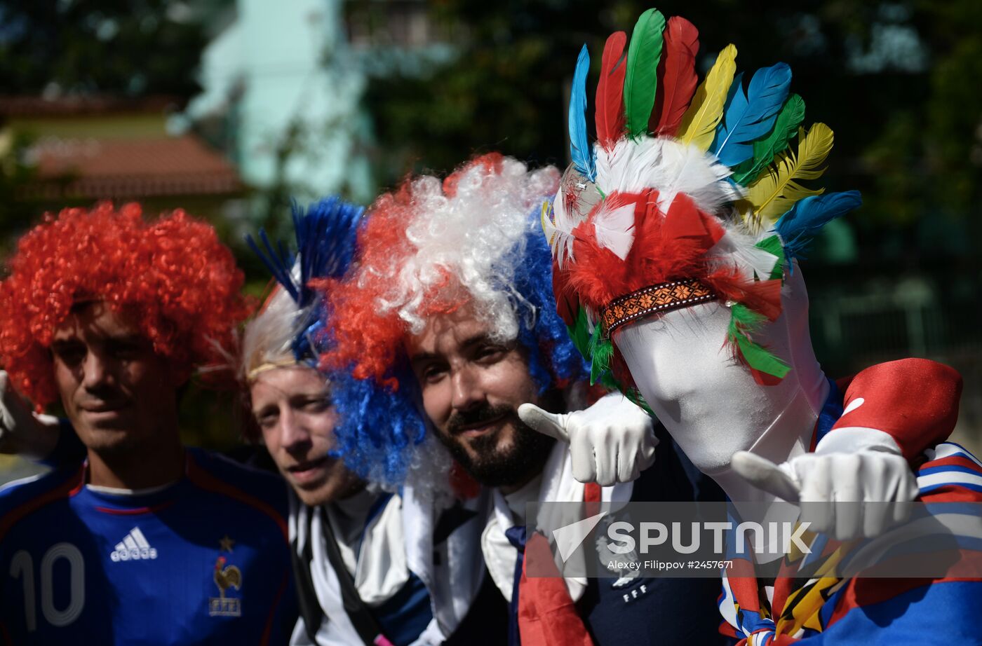 FIFA World Cup 2014. France vs. Germany