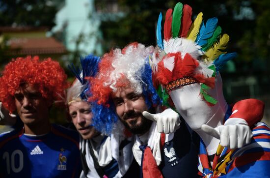 FIFA World Cup 2014. France vs. Germany