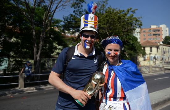 FIFA World Cup 2014. France vs. Germany