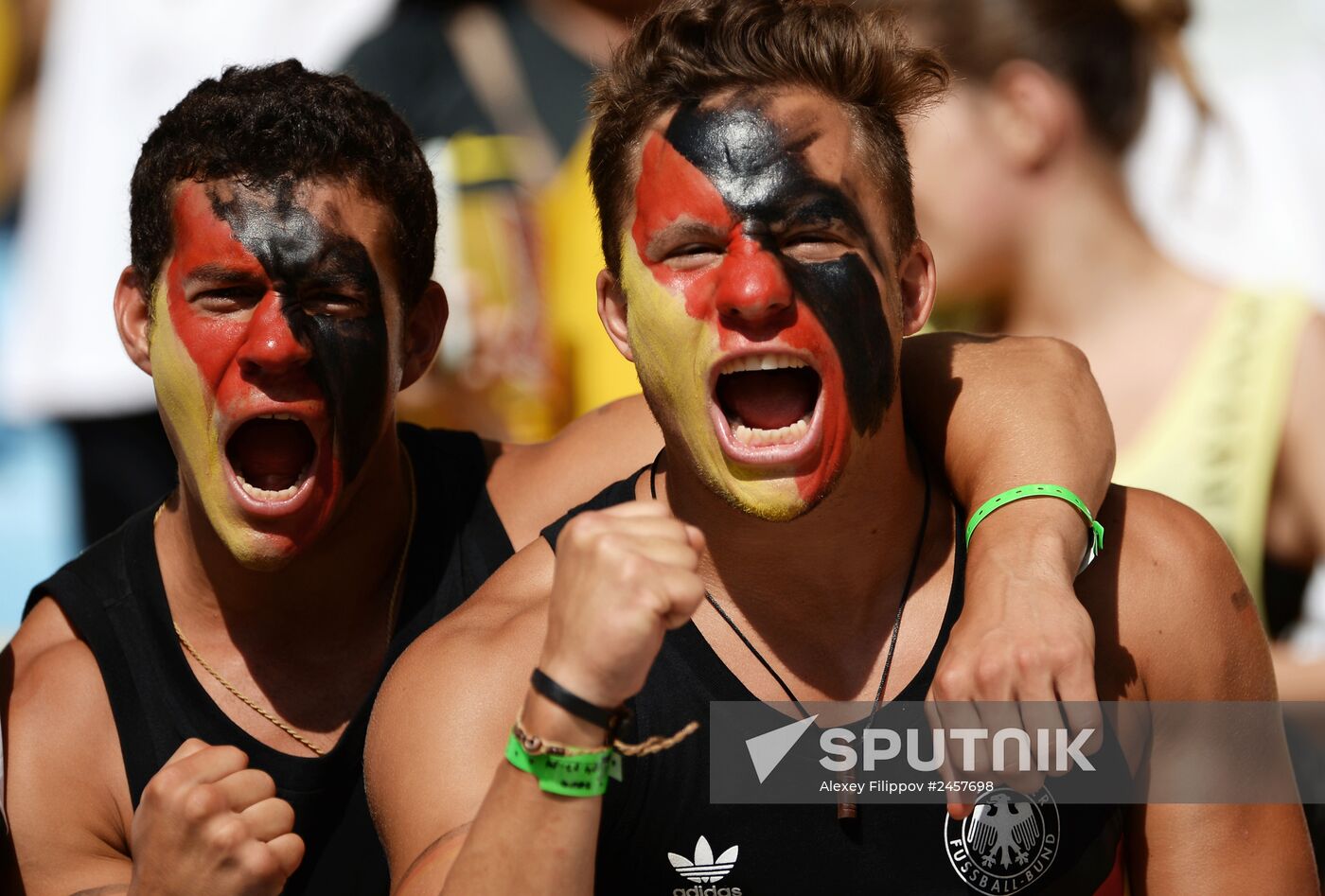 FIFA World Cup 2014. France vs. Germany