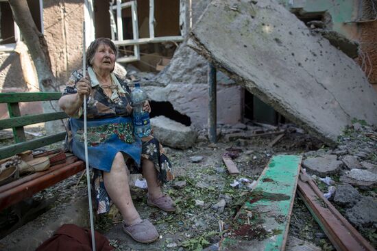 Situation in Slavyansk, Donetsk Region