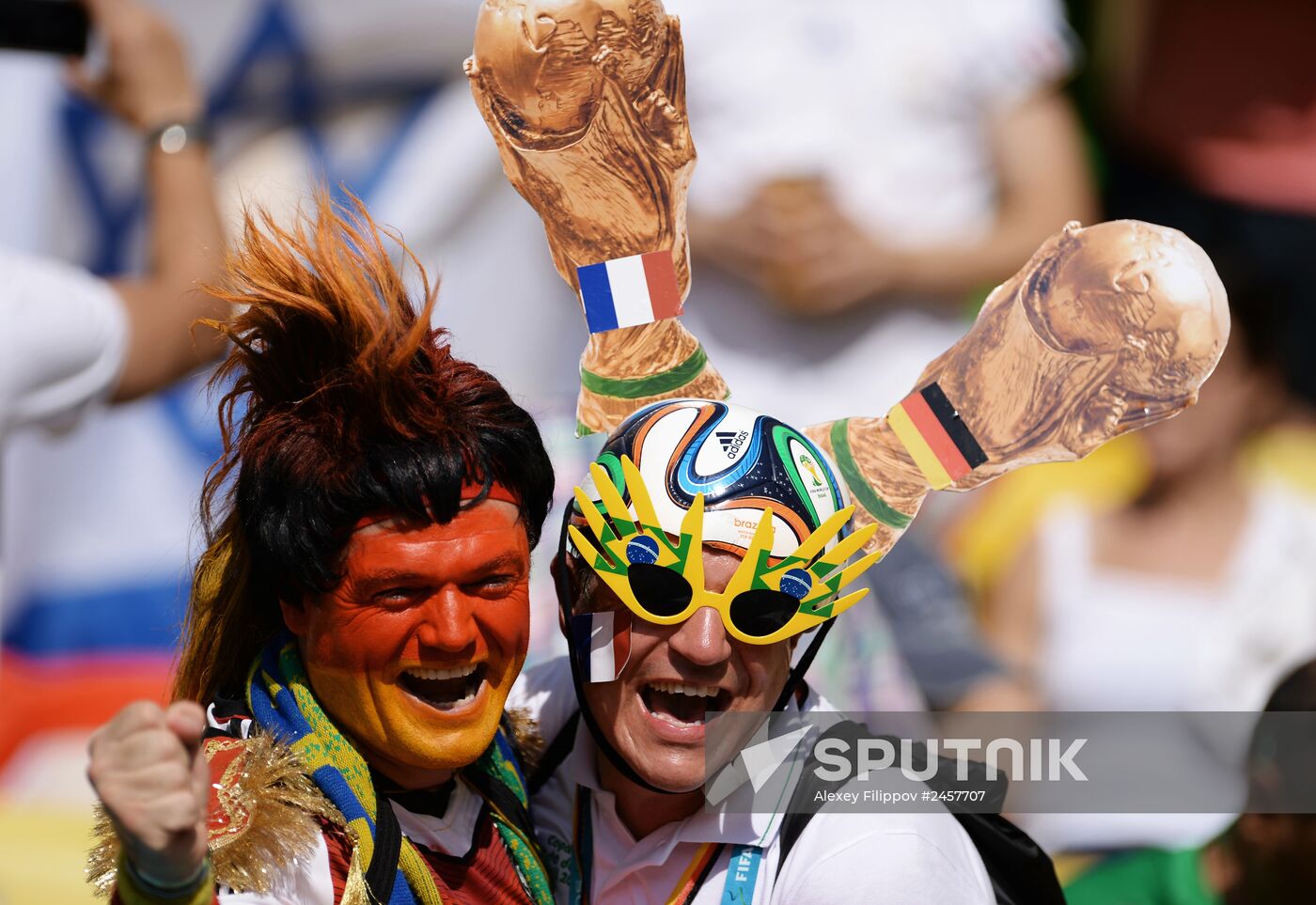 FIFA World Cup 2014. France vs. Germany