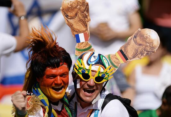 FIFA World Cup 2014. France vs. Germany