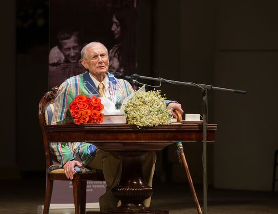 Evening with poet Yevgeny Yevtushenko "I Came to the 21st Century"