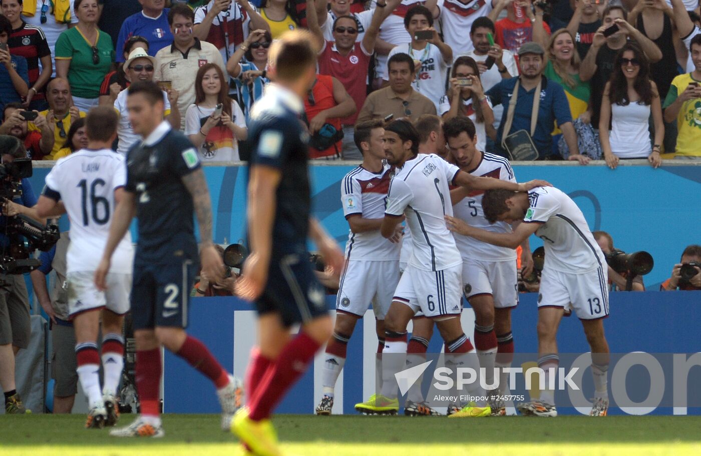 FIFA World Cup 2014. France vs. Germany