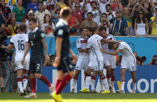 FIFA World Cup 2014. France vs. Germany