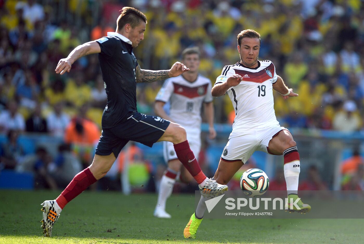 FIFA World Cup 2014. France vs. Germany