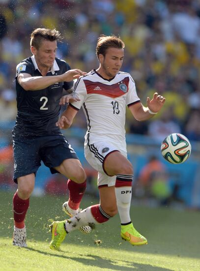 FIFA World Cup 2014. France vs. Germany