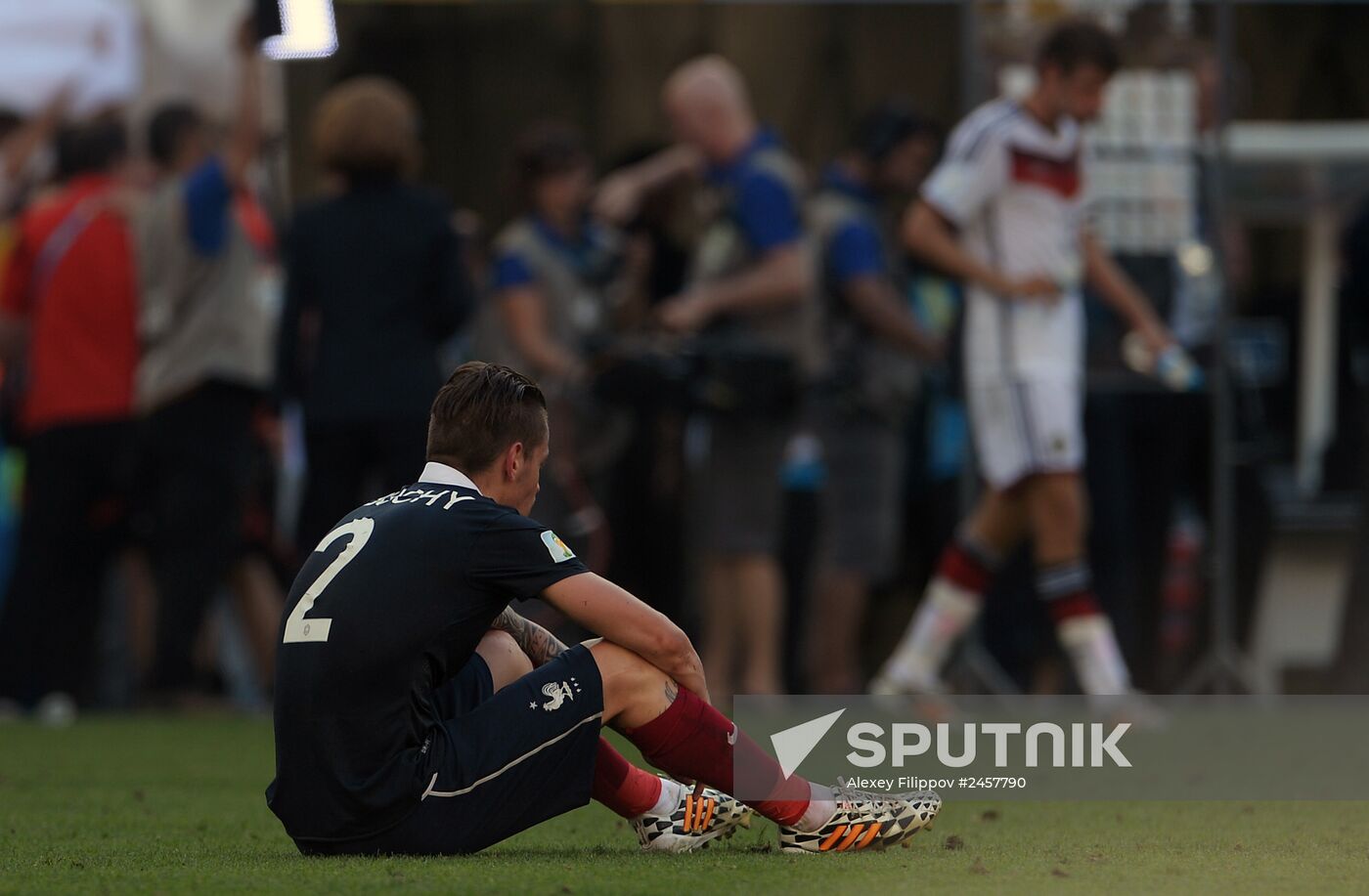 FIFA World Cup 2014. France vs. Germany