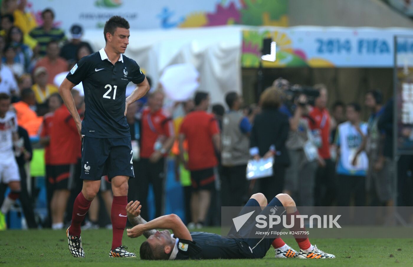 FIFA World Cup 2014. France vs. Germany