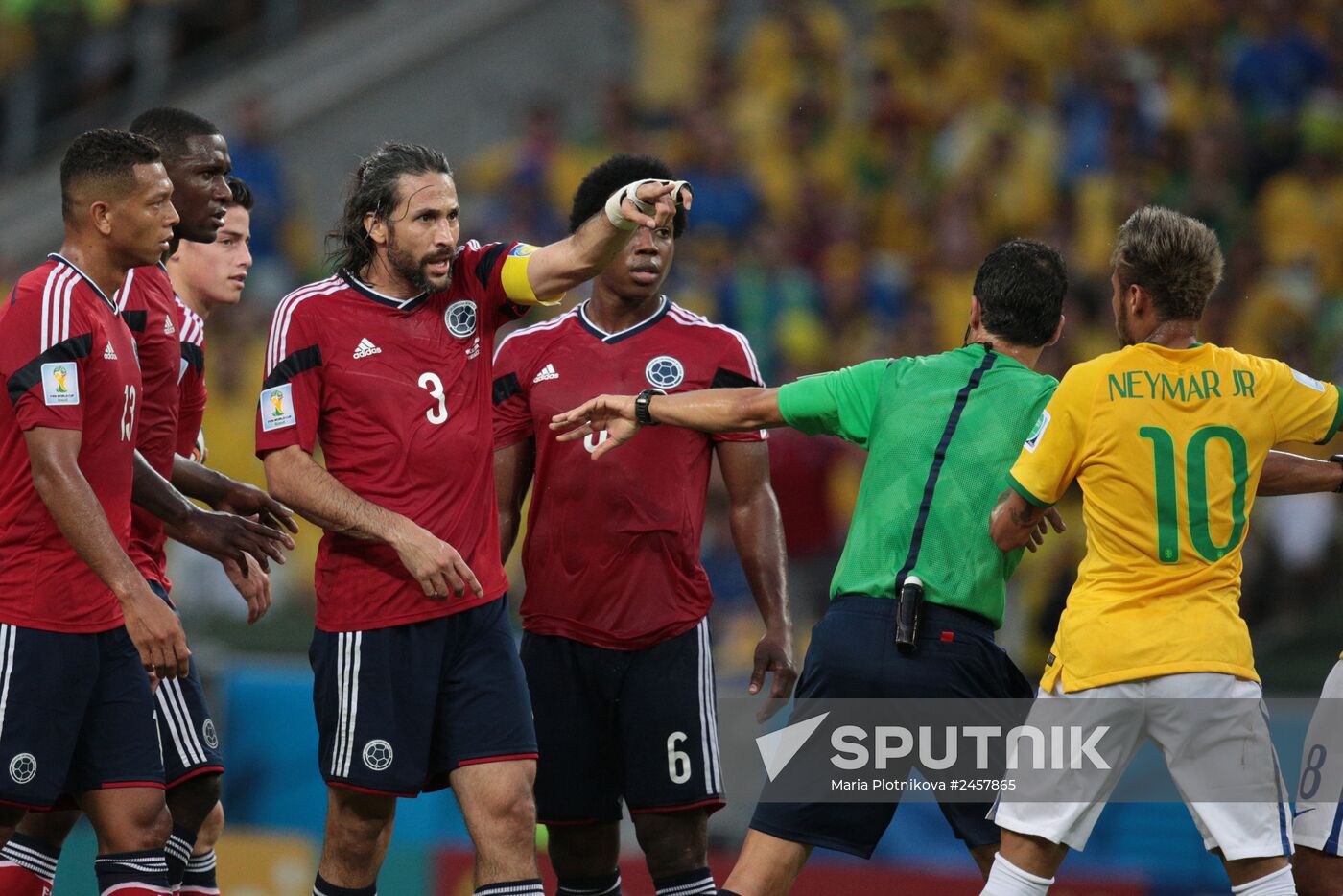 FIFA World Cup 2014. Brazil vs. Colombia