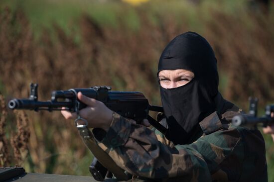 Female division of Rus battalion in Donetsk