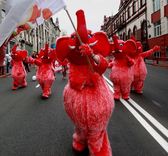 Celebration of Vladivostok's 154th anniversary.